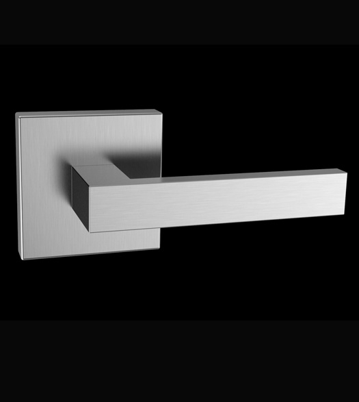 Modern Square Leverset with Square Rose
