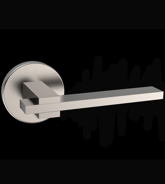 Stainless Steel Dover Lever With Round Rose