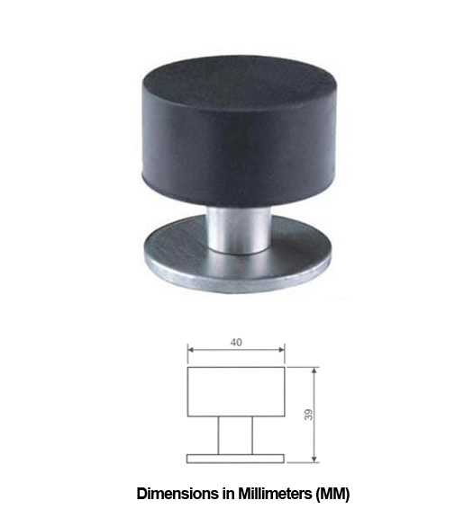 Modern Stainless Steel Door Stop