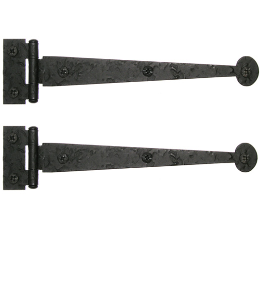 Bean Tip Cabinet Strap Rough Iron Hinge