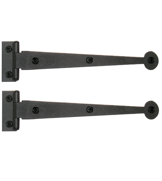 Bean Tip Cabinet Strap Offset Iron Hinge