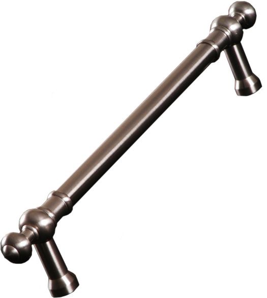 Refrigerator Pull with Decorative Ends