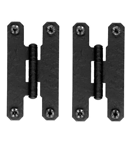 Rough Iron H Style Cabinet Hinge