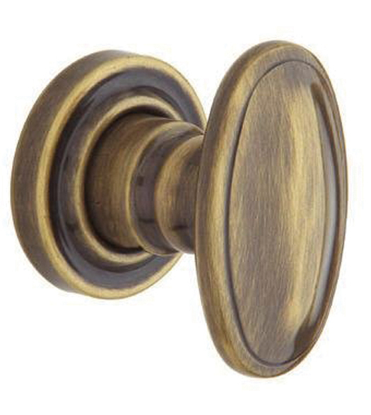 Traditional Oval 5057 Knob With 5002 Rose