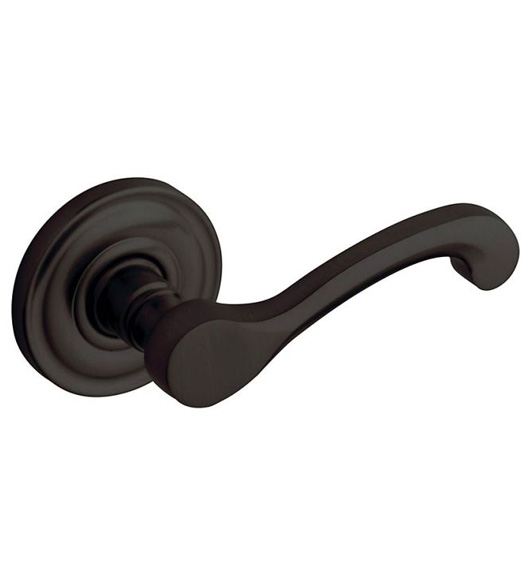 Scroll Lever with Classic Rose