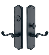 Mortise Barclay Rope Lever Entrance Set, Baldwin 6939