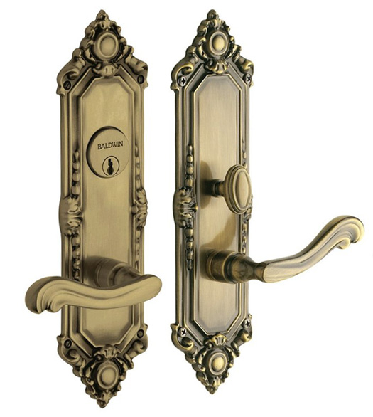 Ornate Kensington Mortise Entrance Set