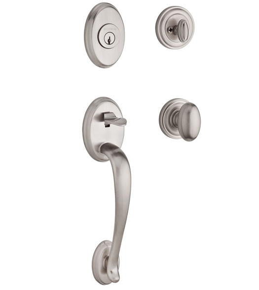Oval Columbus Front Door Handleset