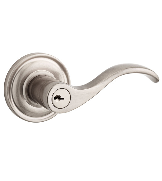 Wave Lever with Round Rose