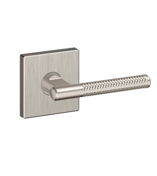 Solid Brass Basket Weave Lever