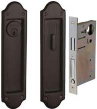 Boulder Pocket Door Keyed Entry, Baldwin PD016-ENTR/832xEMHT