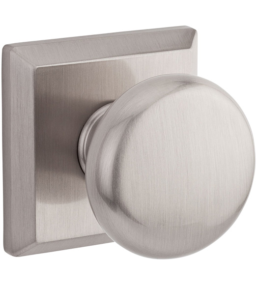 Baldwin Reserve Knobset with Square Rosette