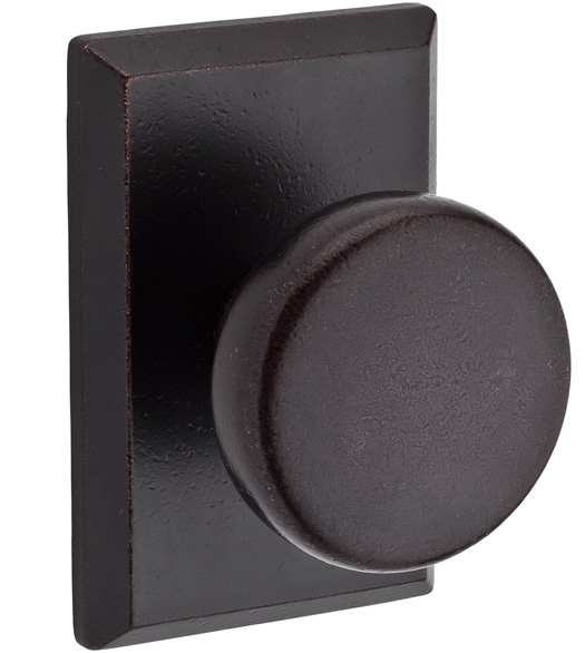 Rustic Knob with Rustic Square Rose