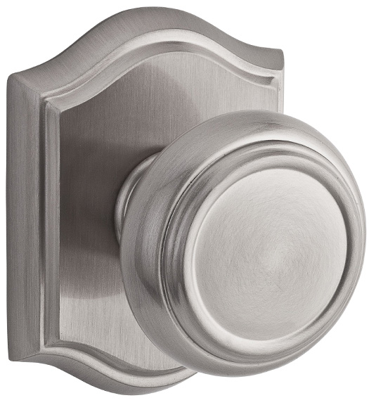Traditional Knob with Traditional Arched Rose