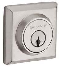 Square Rose Deadbolt, Baldwin TSD