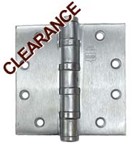 4-1/2 x 4-1/2 Heavy Duty Ball Bearing Non-Removable Pin Hinge, Bommer BB5004-450N-652