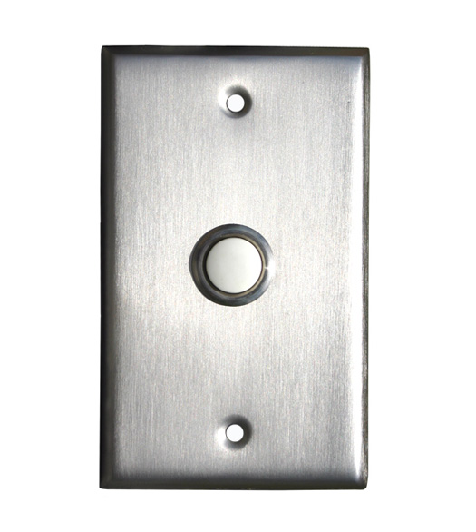 Solid Brass Large Doorbell Button Plate