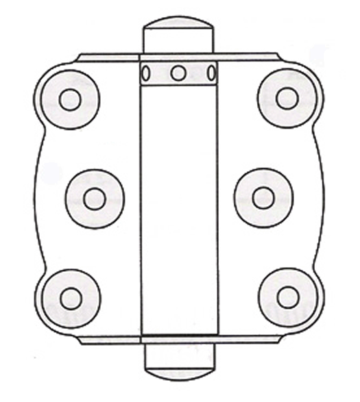 3 Inch Full Surface Screen Door Spring Hinge