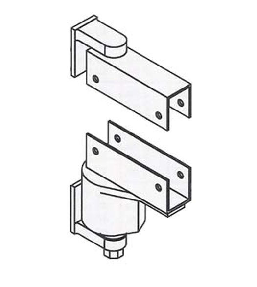 Box Clamp Mount Adjustable Spring Pivot Hinge