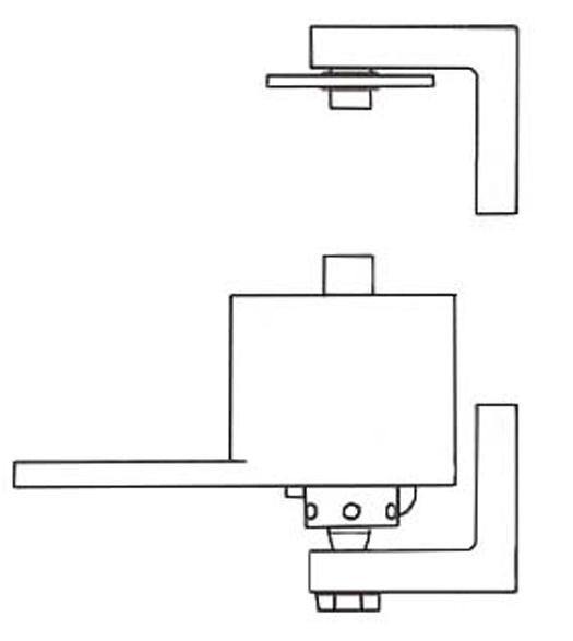 Adjustable Spring Mortise Pivot Hinge