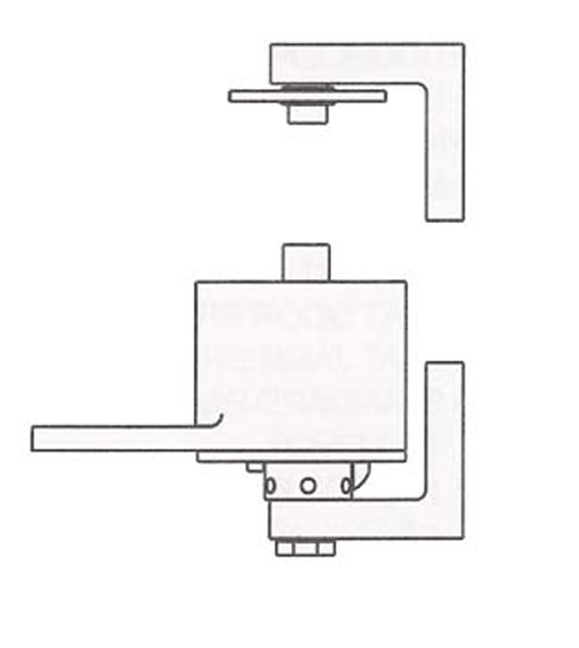 Brass Adjustable Spring Mortise Pivot Hinge