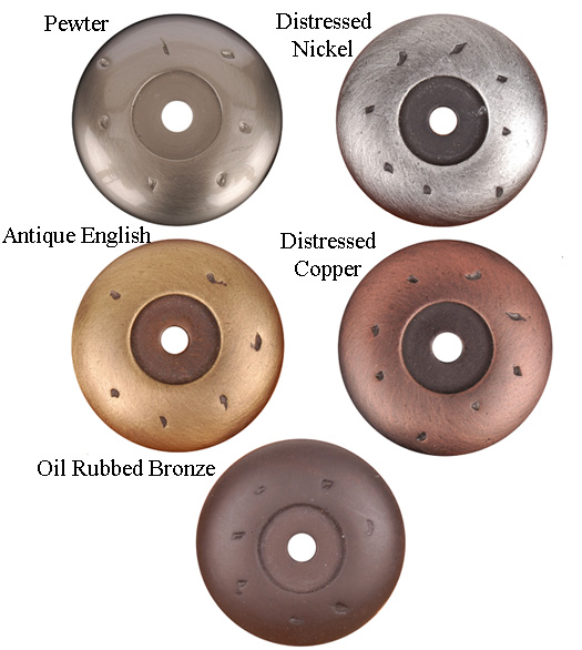 Distressed Knob Backplate