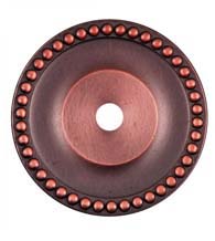 Round Beaded Cabinet Knob Rose, RK International BP-7822