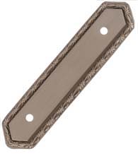 Decorative Leaf Pull Backplate, RK International BP-7824