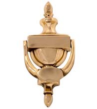 Camden Door Knocker, Brass Accents A03-K4003