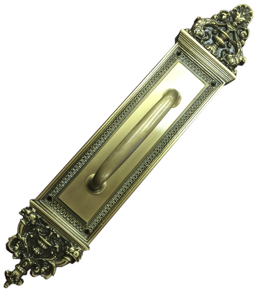 Decorative 3-5/8 x 18 Door Pull Plate
