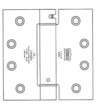 4 x 4 x Square Corners Spring Hinge, Pair, Bommer LB4310-400