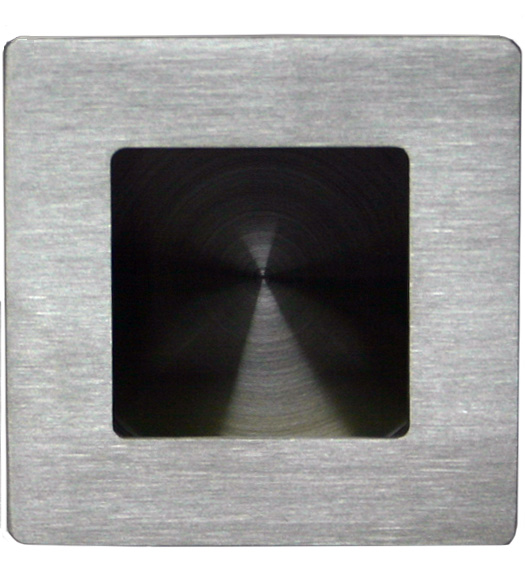 Satin Stainless Steel Square Flush Pull