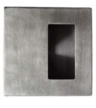 4-5/16 Inch Square Flush Pull with Offset Grip, JNF FP224-110-630