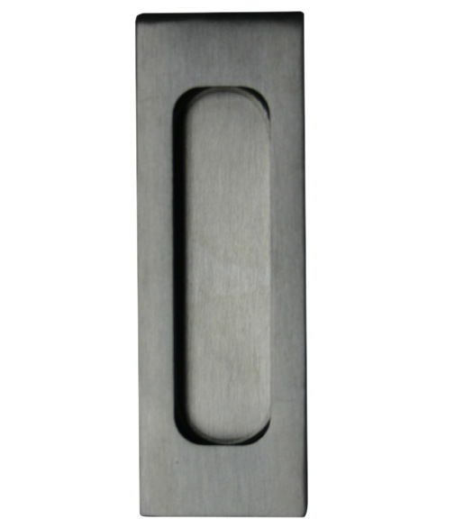 Satin Stainless Steel Rectangular Flush Pull