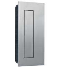 Rectangular Stainless Steel Flush Pull With Flush Cover