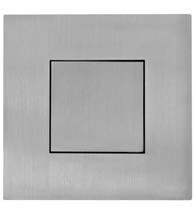 2-3/8 Inch Square Flush Pull With Flush Cover