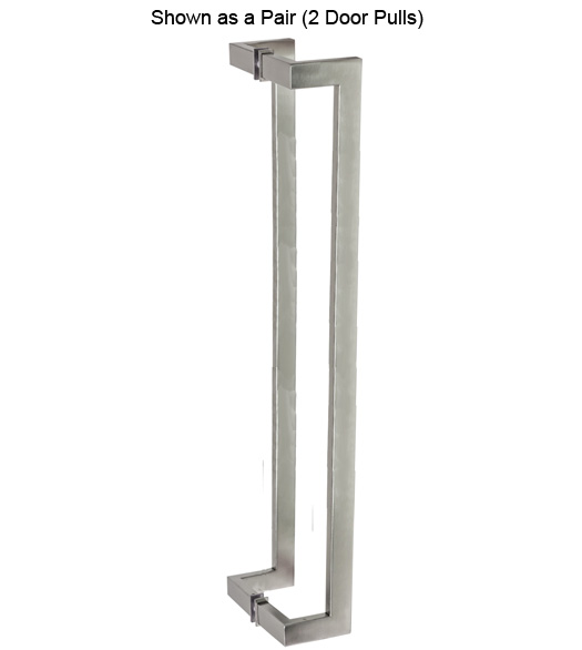 48 Stainless Rectangular Offset Pulls