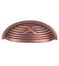 Crossed Indian Drum Cabinet Cup Pull, RK International CF-956