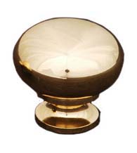 Simple Half-Round Cabinet Knob, RK International CK-1117