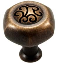 Swirl Design Palermo Cabinet Knob, RK International CK-115