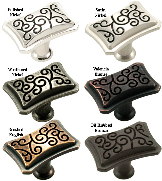 Palermo Swirl Cabinet Door Knob