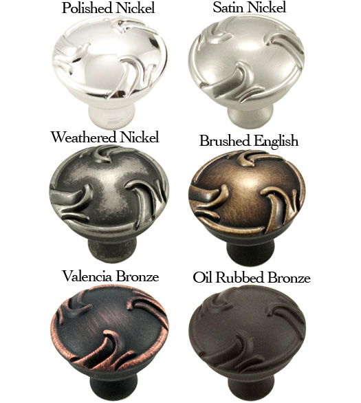 Fancy Swirl Nottingham Cabinet Knob