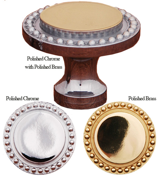 Traditional Beaded Cabinet Knob