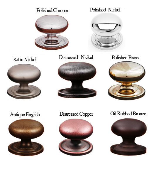 Solid Brass Plain Cabinet Knob