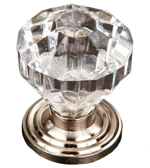 Clear Acrylic Diamond Cabinet Knob