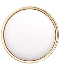 White Porcelain Cabinet Knob, RK International CK-515