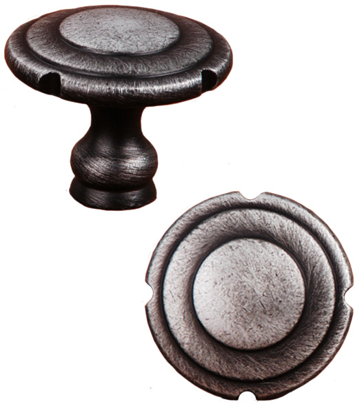 Simple Notched Cabinet Door Knob