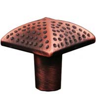 Rustic Square Cabinet Knob, RK International CK-9311