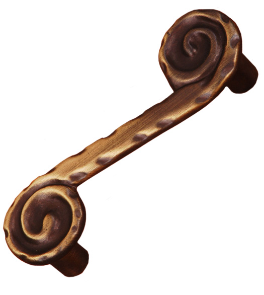 Swirl at Ends Cabinet Door Pull