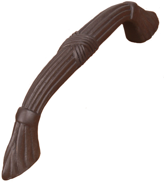 French Colonial Ribbon and Reed Cabinet Pull